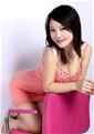 Hundreds of beauties: blonde Asian woman Qiuyu