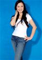 Gorgeous women pictures: blue sapphires, Asian bride Wei